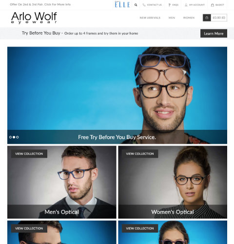 Arlo Wolf website image