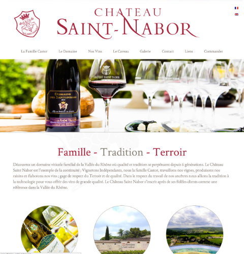 Chateau Saint Nabor website image